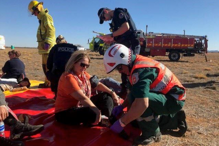 Emergency exercise at Alice Springs Airport brings first responders together