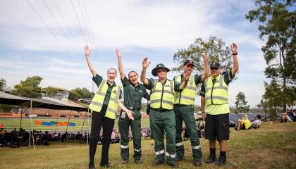 St John NT volunteers at V8 Supercars